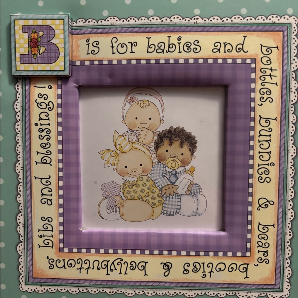 Large Baby Keepsake Scrapbook Keepsake Kit w/ Extras - Picture 2 of 14